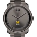 click to view Michigan Ross Men's Movado BOLD Gunmetal Grey - Image 1