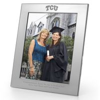 TCU Polished Pewter 8x10 Picture Frame