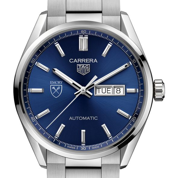 Emory Men's TAG Heuer Carrera with Blue Dial & Day-Date Window - Image 1