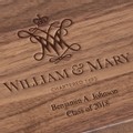 College of William & Mary Solid Walnut Desk Box - Image 2