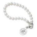 Virginia Tech Pearl Bracelet with Sterling Silver Charm - Image 1
