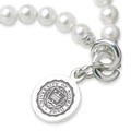 Notre Dame Pearl Bracelet with Sterling Silver Charm - Image 2