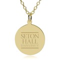 Seton Hall 14K Gold Pendant & Chain - Image 2