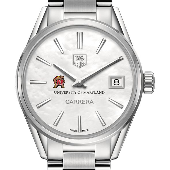 University of Maryland Women's TAG Heuer Steel Carrera with MOP Dial