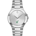 George Mason Men's Movado Collection Stainless Steel Watch with Silver Dial - Image 2