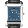 Marquette Men's Blue Quad Watch with Leather Strap - Image 1