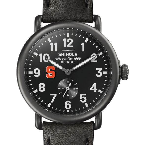 Syracuse Shinola Watch, The Runwell 41mm Black Dial - Image 1