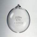 Kansas State Glass Ornament by Simon Pearce - Image 1