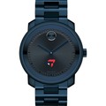 click to view Tepper School of Business Men's Movado BOLD Blue Ion with Bracelet - Image 2