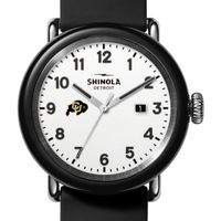 University of Colorado Shinola Watch, The Detrola 43mm White Dial at M.LaHart & Co.