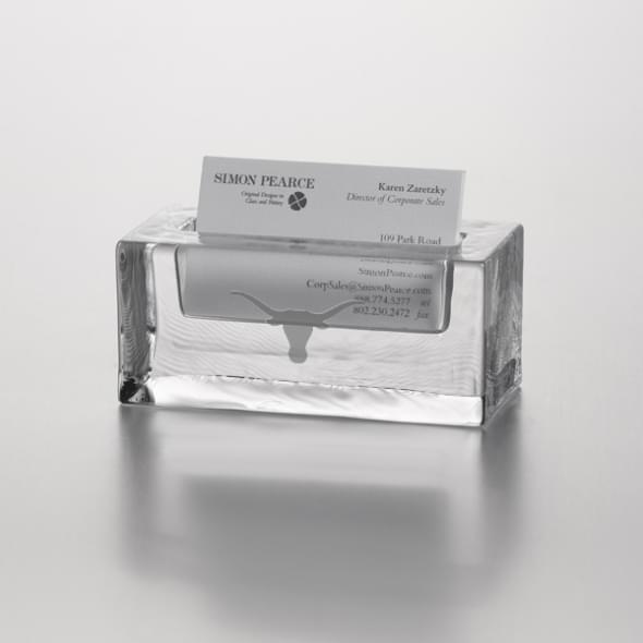 Texas Glass Business Cardholder by Simon Pearce