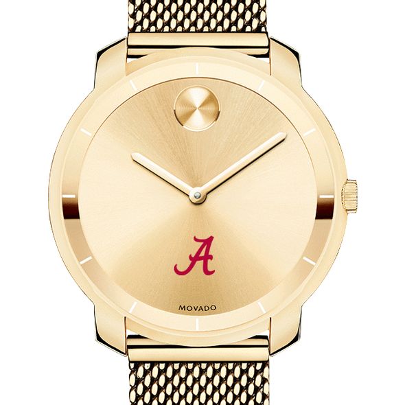University of Alabama Women's Movado Gold Bold 36