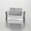 Texas McCombs Glass Business Cardholder by Simon Pearce - Image 1