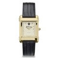 St. Thomas Men's Gold Quad with Leather Strap - Image 2
