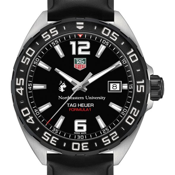 Northeastern Men's TAG Heuer Formula 1 with Black Dial - Image 1