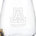 University of Arizona Stemless Wine Glasses - Set of 2 - Image 3