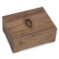 University of Wisconsin Solid Walnut Desk Box - Image 1