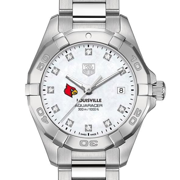 Louisville Women's TAG Heuer Steel Aquaracer with MOP Diamond Dial