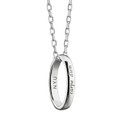 NYU Monica Rich Kosann Carpe Diem Poesy Ring Necklace Silver - Image 2