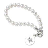 UCF Pearl Bracelet with Sterling Silver Charm