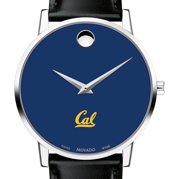 Berkeley Men's Movado Museum with Blue Dial & Leather Strap