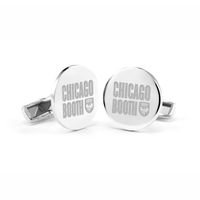 Chicago Booth Cufflinks in Sterling Silver