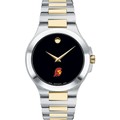 USC Men's Movado Collection Two-Tone Watch with Black Dial - Image 2