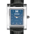 Michigan Women's Blue Quad Watch with Leather Strap - Image 1