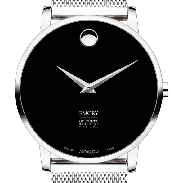 Emory Goizueta Business School Men's Movado Museum with Mesh Bracelet