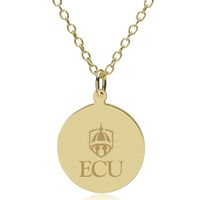 ECU 18K Gold Pendant & Chain