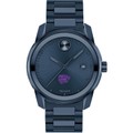 Kansas State University Men's Movado BOLD Blue Ion with Date Window - Image 2