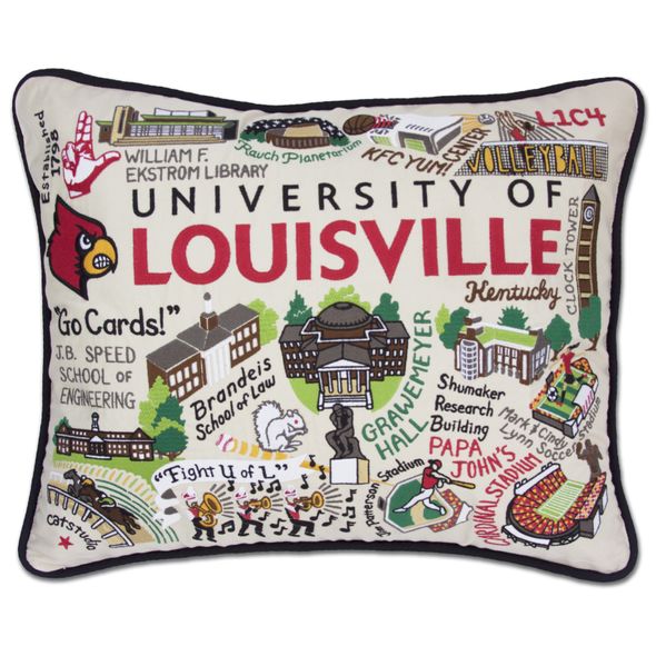 Louisville Embroidered Pillow - Image 1