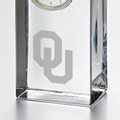 Oklahoma Tall Glass Desk Clock by Simon Pearce - Image 2