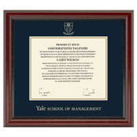 Yale SOM Diploma Frame, the Fidelitas