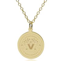 Vanderbilt 18K Gold Pendant & Chain