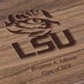 Louisiana State University Solid Walnut Desk Box - Image 2