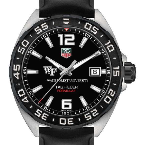 Wake Forest University Men's TAG Heuer Formula 1 with Black Dial - Image 1