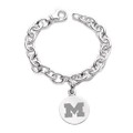 Michigan Sterling Silver Charm Bracelet - Image 1