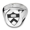 Princeton Sterling Silver Oval Signet Ring - Image 1