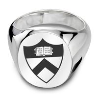 Princeton Sterling Silver Oval Signet Ring