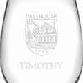 Dartmouth Stemless Wine Glasses Made in the USA - Set of 2 - Image 3