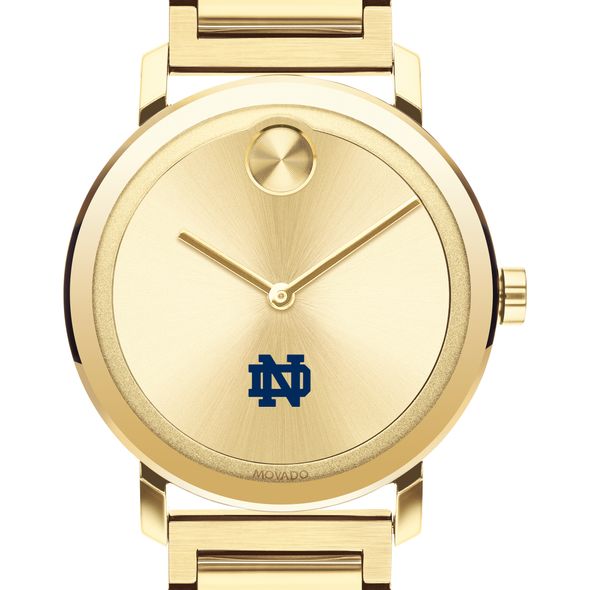 Notre Dame Men's Movado Bold Gold with Bracelet - Image 1