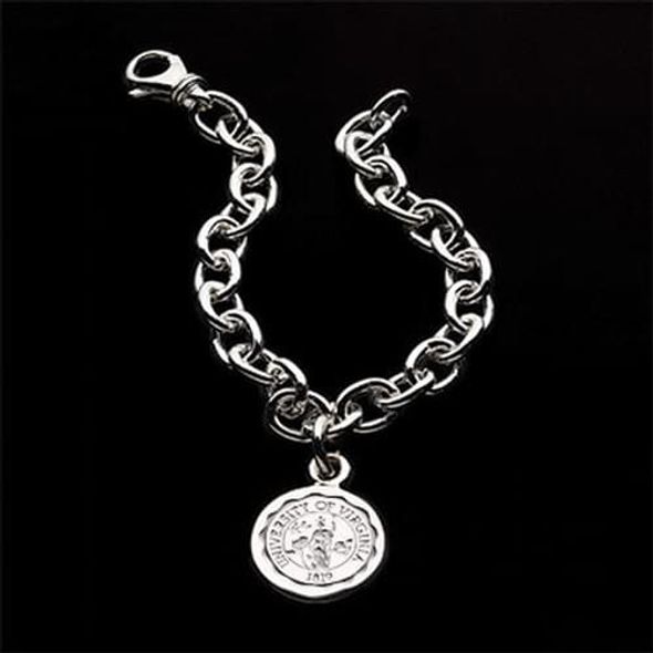 UVA Sterling Silver Charm Bracelet - Image 1