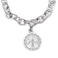 click to view UVA Sterling Silver Charm Bracelet - Image 2