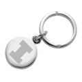 University of Illinois Sterling Silver Insignia Key Ring - Image 1
