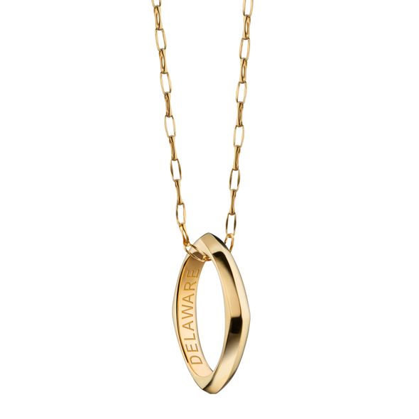 Delaware Monica Rich Kosann Poesy Ring Necklace in Gold - Image 1