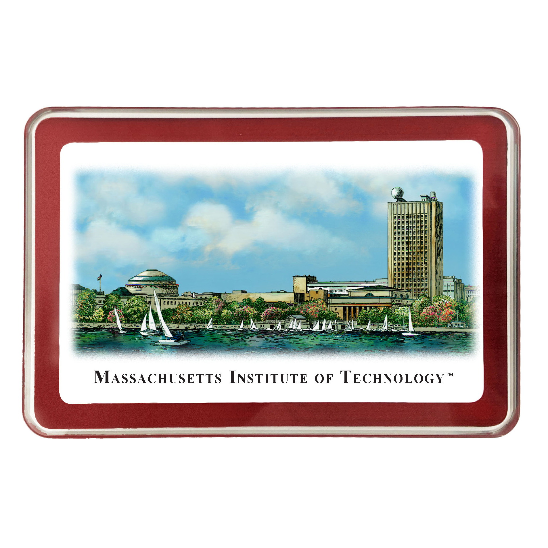 MIT Eglomise Paperweight