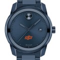 Oklahoma State University Men's Movado BOLD Blue Ion with Date Window - Image 1