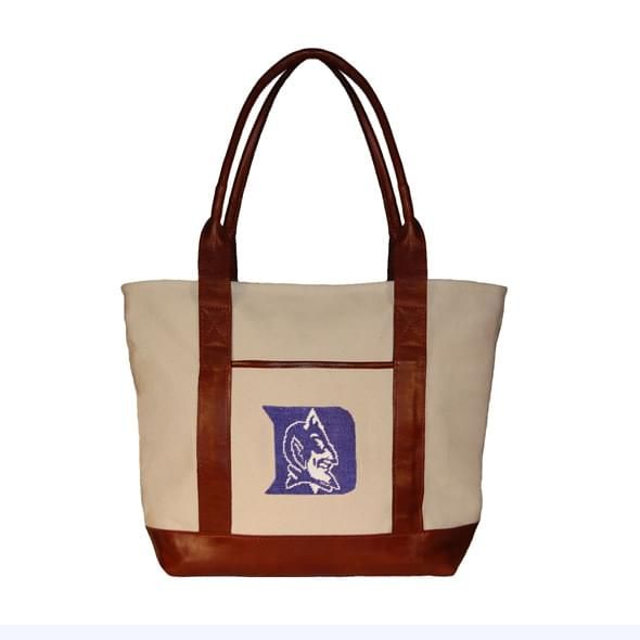 Duke Needlepoint Tote