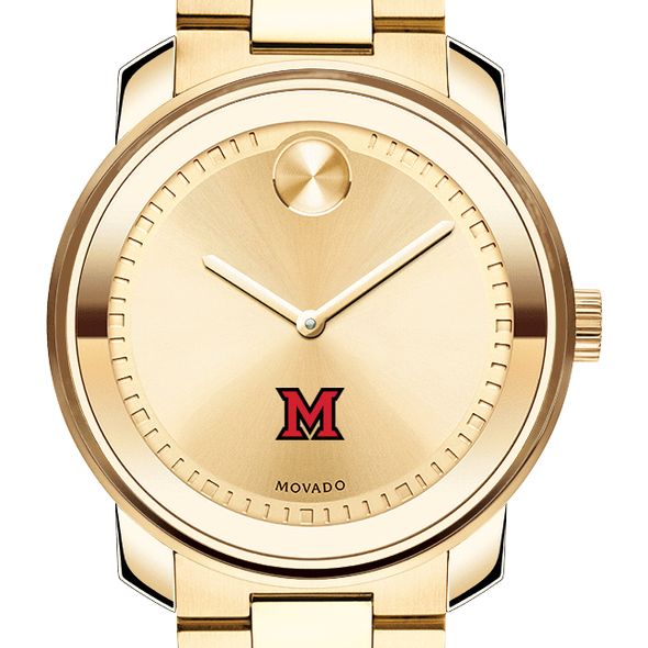 Miami University Men's Movado Gold Bold